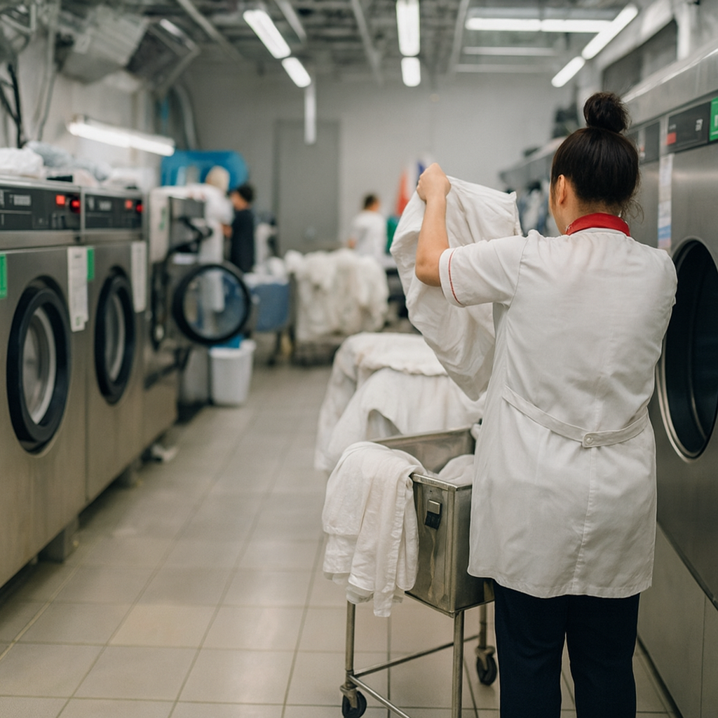 Serviço de lavanderia